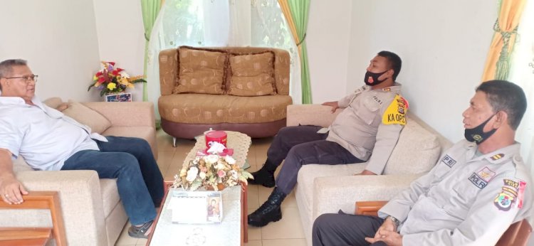 Kapolres Sikka Lakukan Silahturahmi Dengan Uskup Maumere : Mari Kita Bersinergi Menjaga Sikka Dari Radikalisme