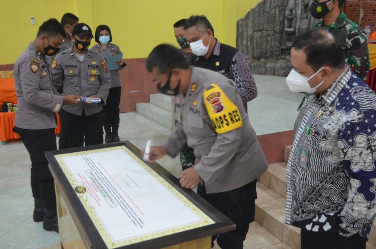 Polres Sikka Deklarasikan Pencanangan Zona Integritas Menuju WBK dan WBBM