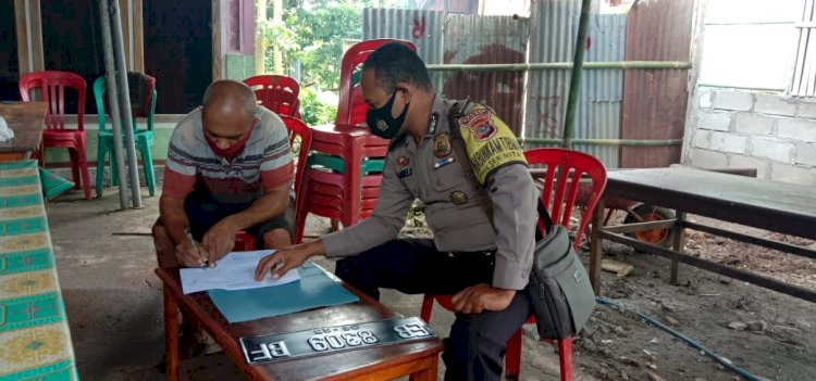 Inovasi Pelayanan Publik, Polres Sikka Delivery TNKB Melalui Anggota Bhabinkamtibmas