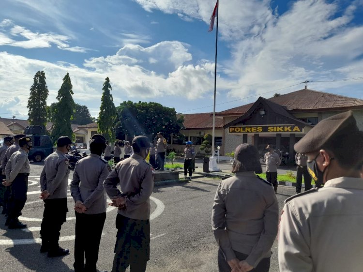 Pimpin Apel Pagi, Kapolres Sikka : Polres Sikka Akan Mencanangkan Pembangunan Zona Integritas