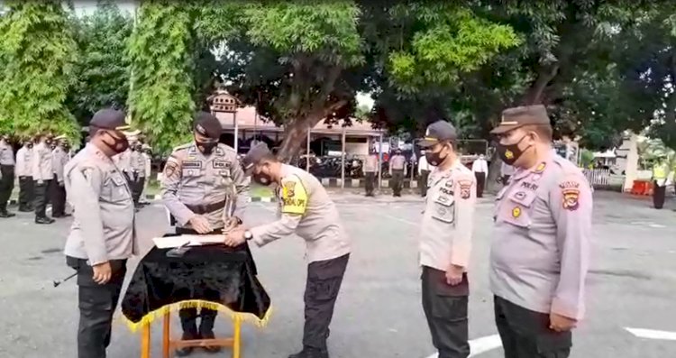 Pimpin Apel Pagi, Kapolres Bacakan Komitmen Pembangunan Zona Integritas