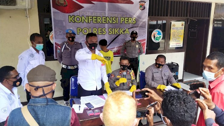 Polres Sikka Tangkap Seorang Pelaku Penyalahgunaan Narkotika Jenis Sabu