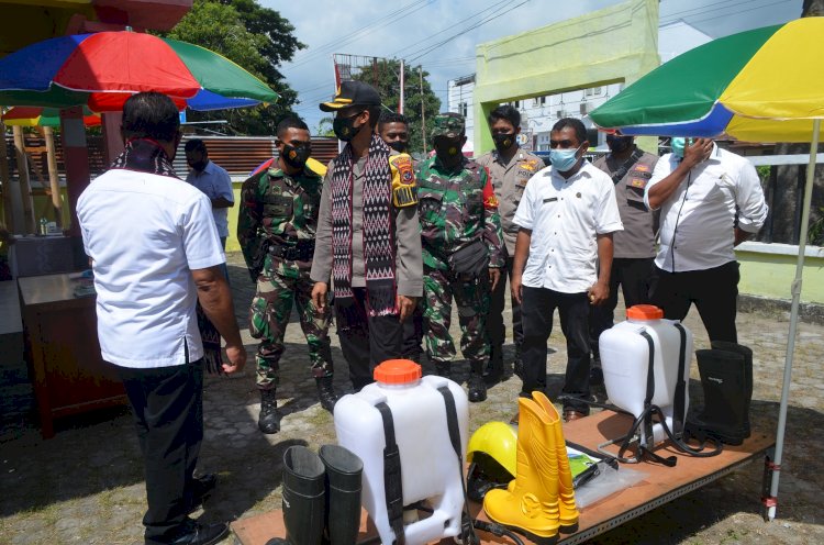 Wakapolres Sikka Resmikan Kampung Tangguh Nusantara Kelurahan Kabor