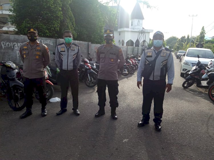 Ops Semana Santa 2021, Polres Sikka Bersama Instansi Terkait Sukses Amankan Misa Minggu Palma