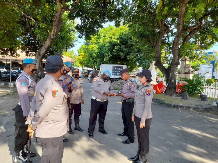 Operasi Gaktiblin, Kapolres Turun Langsung Cek Kelengkapan Administrasi Dan Kerapian Personil