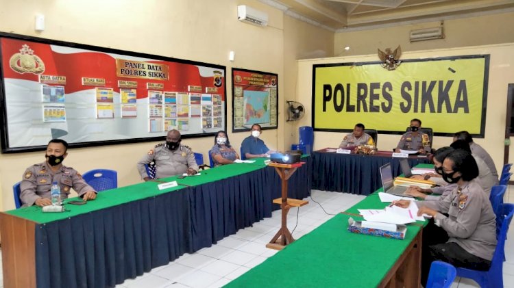 Kapolres Sikka Pimpin Wanjak Rikmin Awal Penerimaan Anggota Polri T.A. 2021