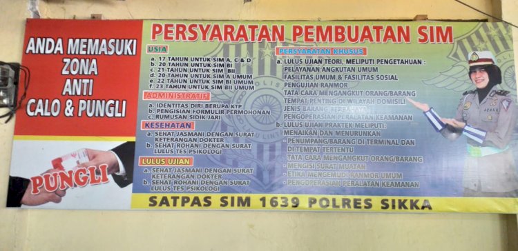 Polres Sikka ANTI Suap Dan Gratifikasi