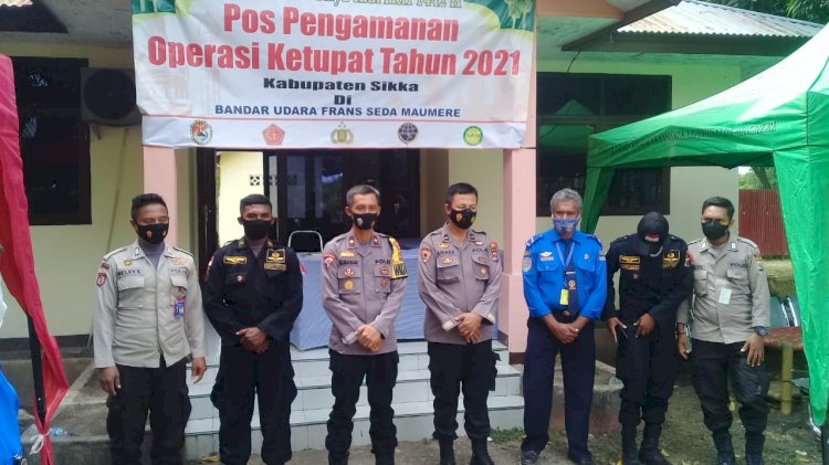 Pastikan Kesiapsiagaan Petugas, Wakapolres Lakukan Pengecekan Pos Ops Ketupat Ranakah 2021