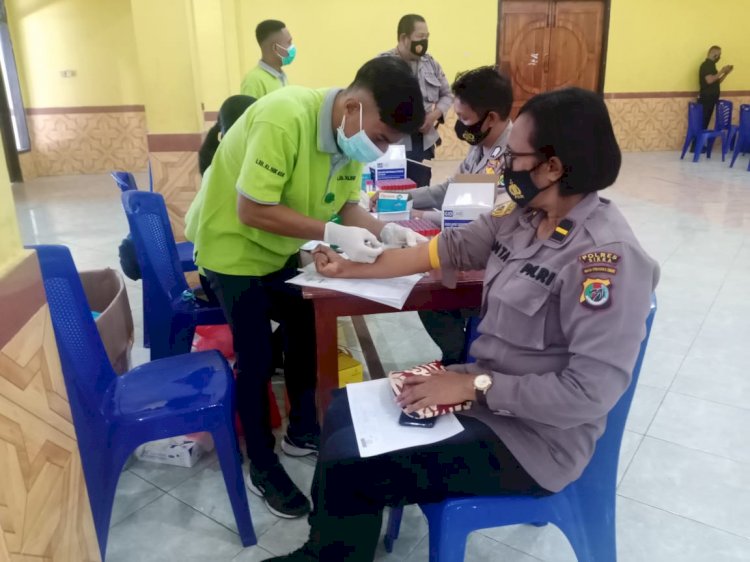 Pemeriksaan Kesehatan Berkala Tahun Angaran 2021 Polres Sikka