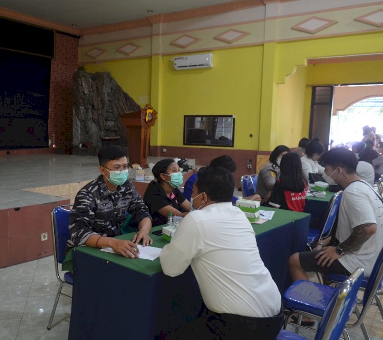 Gerai Vaksin TNI-Polri Polres Sikka kembali dibuka, 300 Dosis Vaksin siap diberikan untuk masyarakat