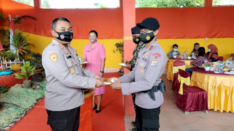 Kapolres Sikka Hadiri Syukuran Hut Brimob Polri Ke 76