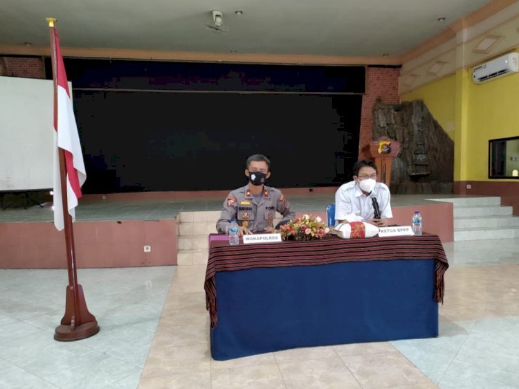 Badan Pengawasan Keuangan dan Pembangunan perwakilan BPKP Provinsi NTT Kunjungi Polres Sikka