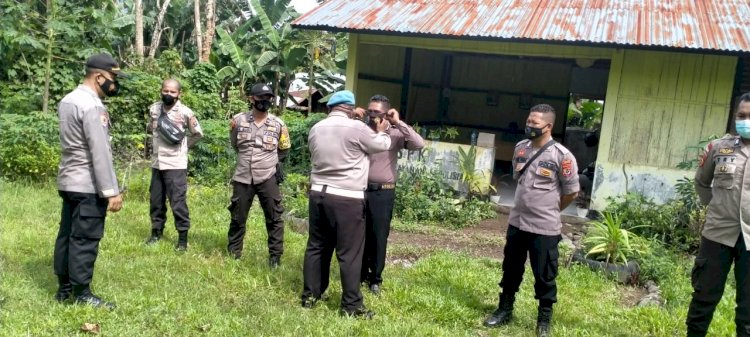 Pengawasan dan Pengendalian Personil, Kasipropam Polres Sikka Kunjungi Pospol Koting