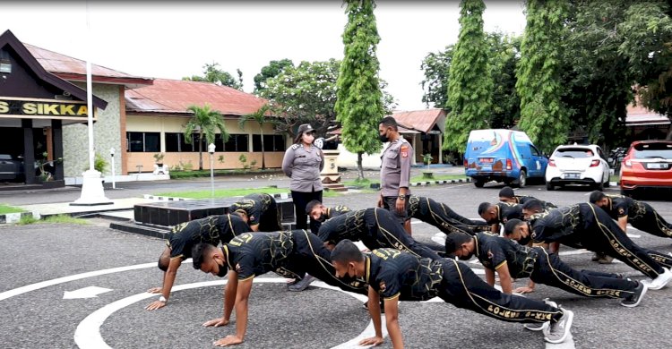 Polres Sikka Rutin Memberi Pembinaan kepada Casis Dik Tuk Ba Polri Gel. II. TA. 2022