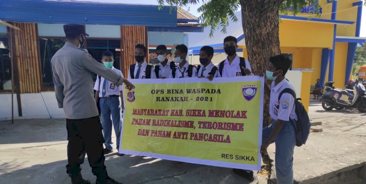 Cegah Radikalisme, Polres Sikka Gencar Sosialisasi