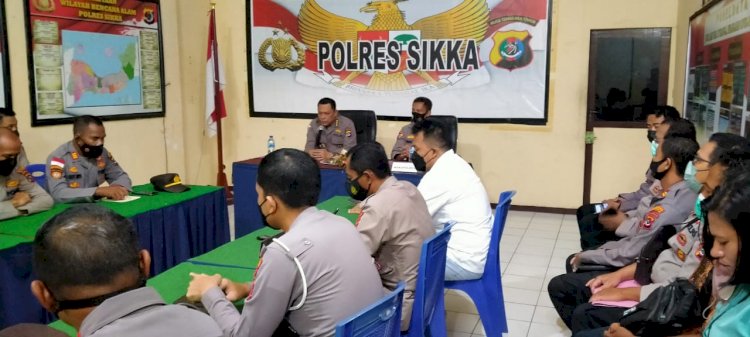 Jelang Sertijab Kapolres Sikka, Itwasda Polda NTT laksanakan verifikasi