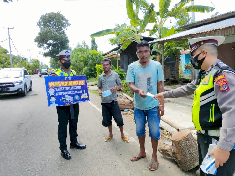 Hari Pertama Polres Sikka Laksanakan Operasi Keselamatan.