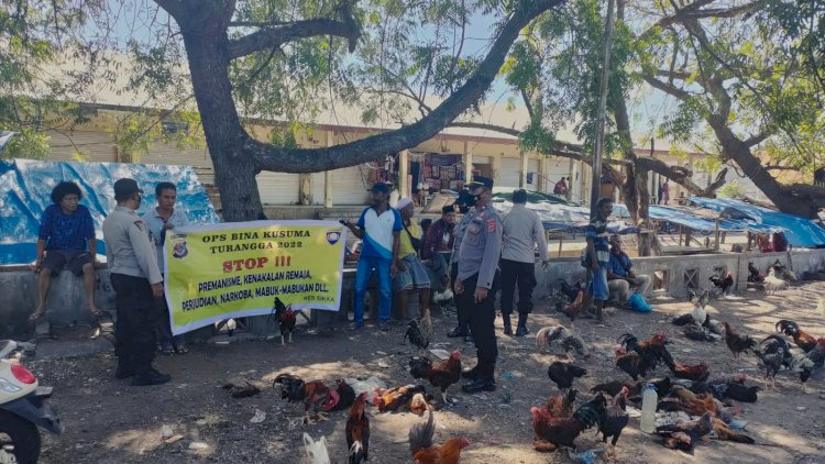 Operasi Bina Kusuma 2022, Sat Binmas Polres Sikka Sosialisasi Bahaya Narkoba, Kenakalan Remaja dan Premanisme