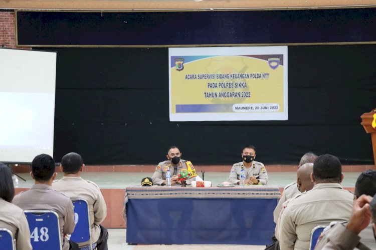 Bidkeu Polda NTT Laksanakan Supervisi di Polres Sikka