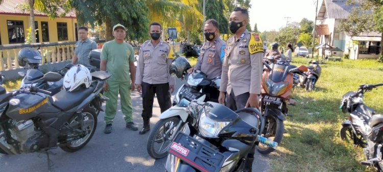 Polsek Nelle Laksanakan Pengamanan Penjemputan dan Perayaan Misa Syukuran Kaul Kekal.