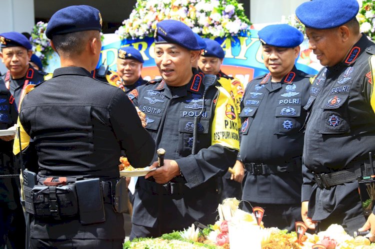 Rayakan HUT Brimob ke-77, Kapolri: Semoga Sukses Mengamankan KTT G20