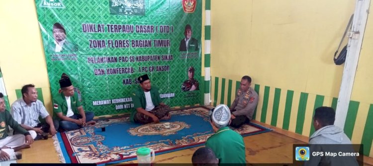 Pererat Tali Silaturahmi, Kapolres Sikka Berkunjung Ke Para Tokoh Pemuda Ansor Sikka.