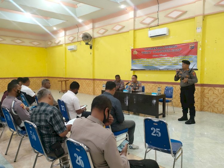 Polres Sikka Gelar Latihan Pra Operasi 