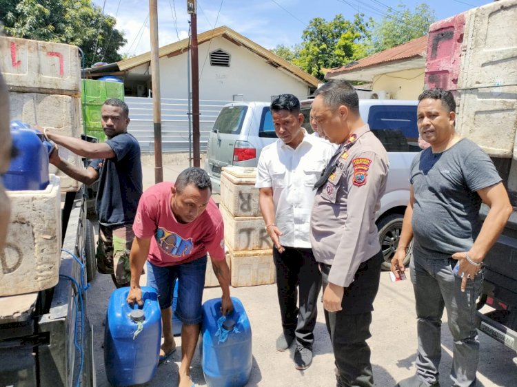 Hari Ke Tiga Operasi Pekat Turangga 2022 Polres Sikka  Berhasil Amankan 980 Liter Miras.