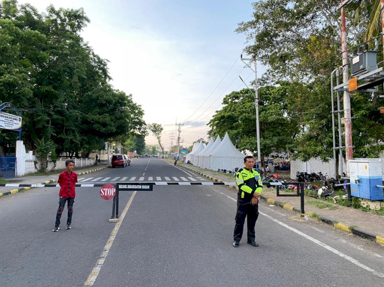 Puncak Acara “Simfoni Duka Ami Noran” Polres Sikka Laksanakan Pengamanan