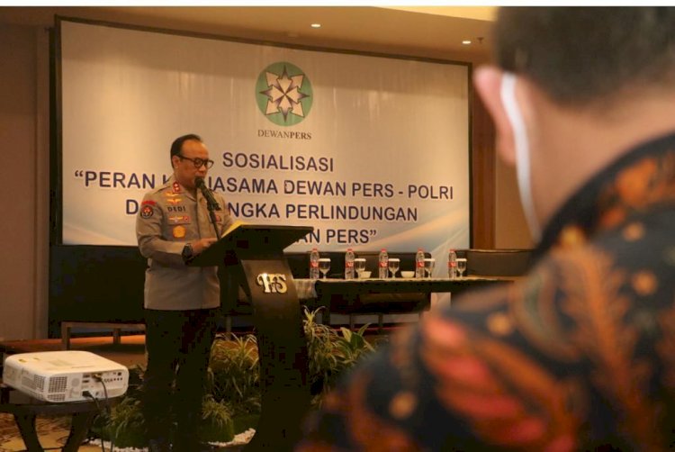 Polri dan Dewan Pers Sosialiasi Perlindungan Kemerdekaan Pers