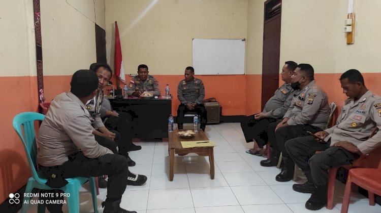 Sosialisasi Hukum Kepada Pers Polsek Kewapante, Iptu Donis Sampaikan Beberapa Hal Ini