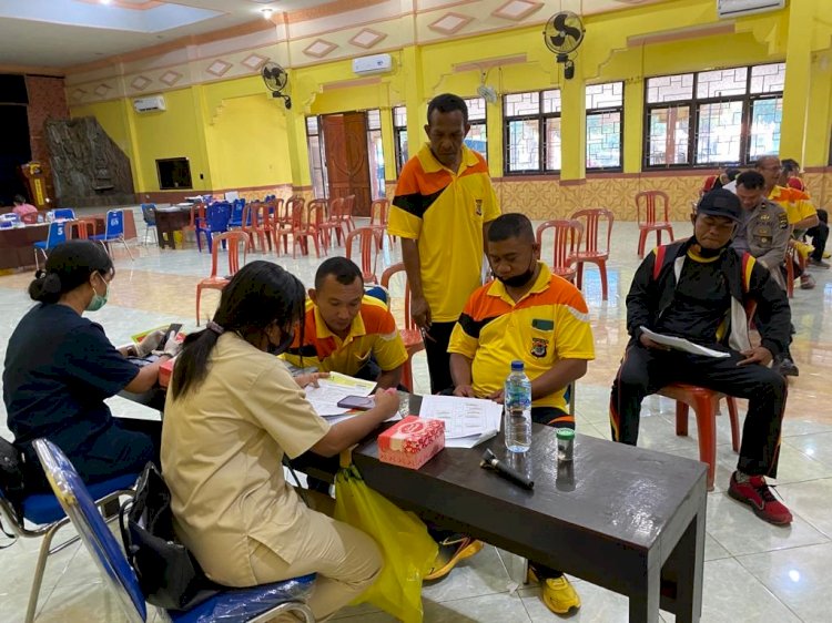 Pemeriksaan Kesehatan Berkala Tahun Angaran 2023 Polres Sikka dan Brimob Batalyon B Pelopor Maumere