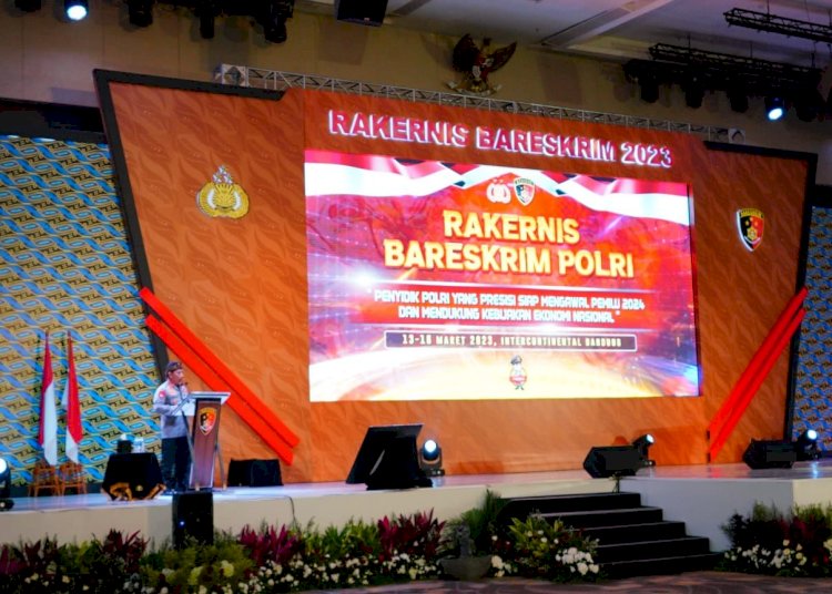 Arahan Tegas Kapolri di Rakernis Bareskrim Polri