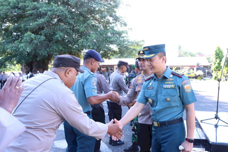 Bentuk Sinergisitas TNI-Polri, Polres Sikka Gelar Kegiatan Halal Bihalal