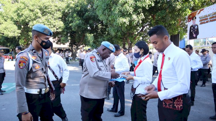 Pelihara Disiplin Anggota, Propam Polres Sikka Gelar Operasi Gaktiblin