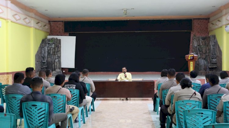 Tingkatkan Iman Dan Taqwa, Polres Sikka Rutin Gelar Binrohtal