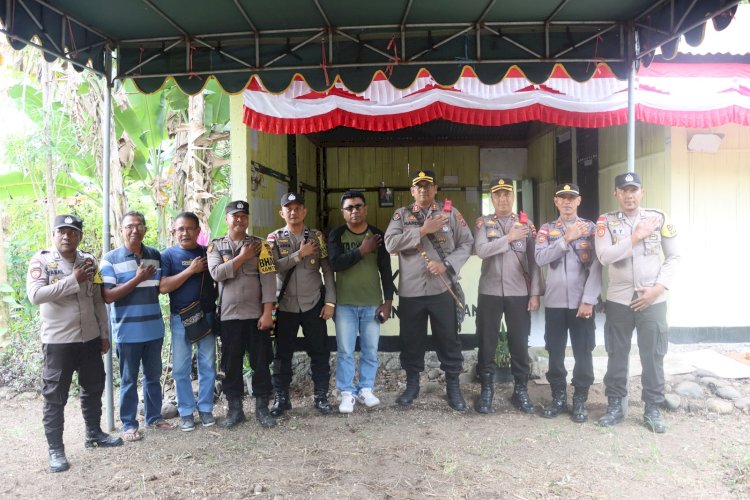 Kapolres Sikka Kunjungan Kerja ke Polsek Alok dan Polsek Nelle