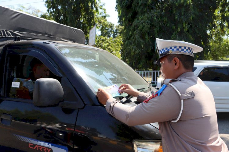 Hari Pertama Operasi Zebra Turangga 2023 di Wilayah Polres Sikka