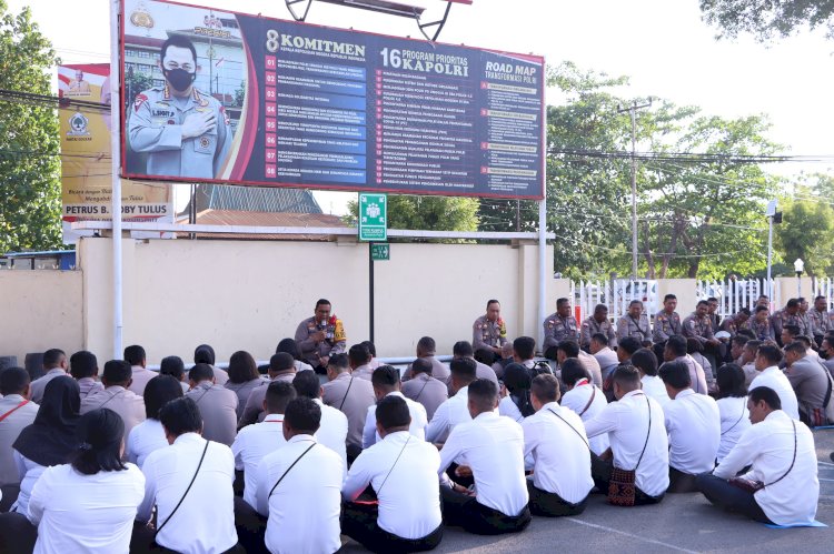 Apel Jam Pimpinan, Kapolres Tekankan Empat Hal Ini Kepada Anggota