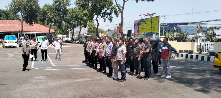 Satgas OMB Polres Sikka, Laksanakan Patroli ke KPU dan Bawaslu Kab. Sikka