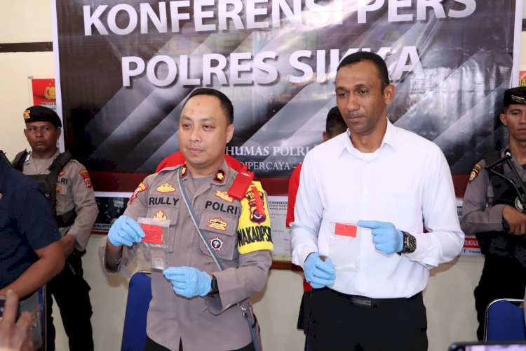 Polres Sikka Kembali Berhasil Ungkap Kasus Penyalahgunaan Narkotika Jenis Sabu