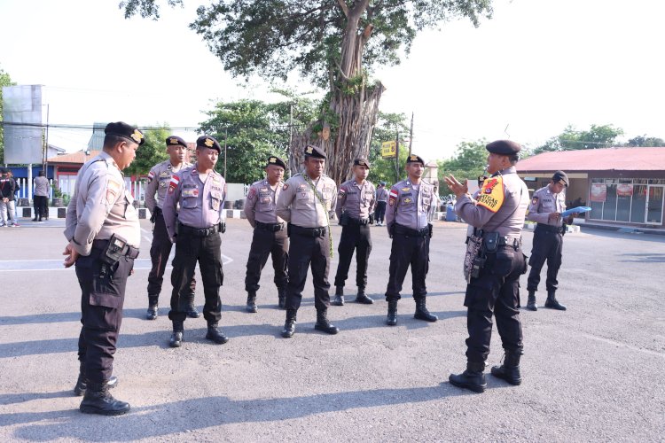 Pagi Ini, Personil Polres Sikka Melaksanakan Apel Fungsi