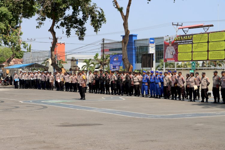 Simulasi PLB, Uji Kecepatan Personil Polres Sikka Saat Situasi Darurat