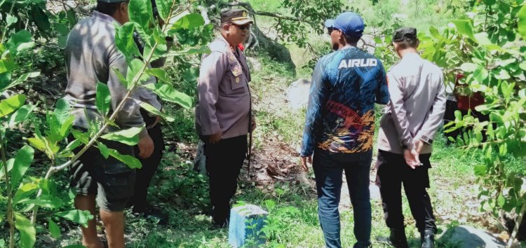 Kapolres Tinjau Lokasi Pembangunan Polsubektor dan Sumbur Bor di Pulau Palue