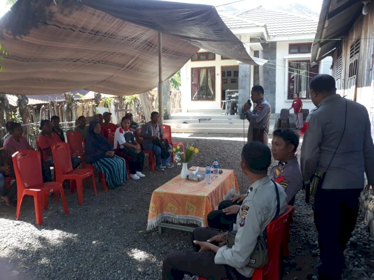 Polres Sikka Gelar Sosialisasi Kamtibmas di Kelurahan Madawat