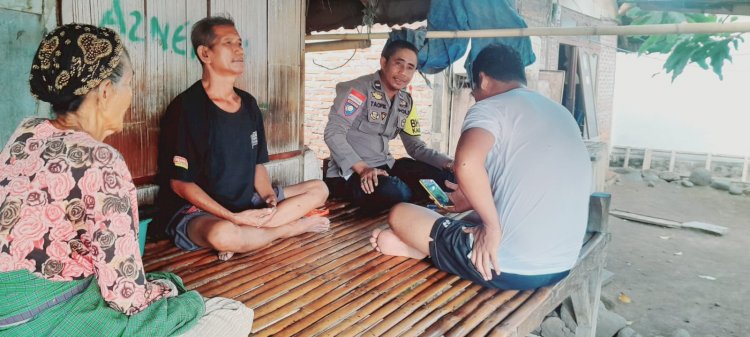 Sambang Bhabinkamtibmas di Kelurahan Wuring, Tingkatkan Hubungan Polri dan Masyarakat