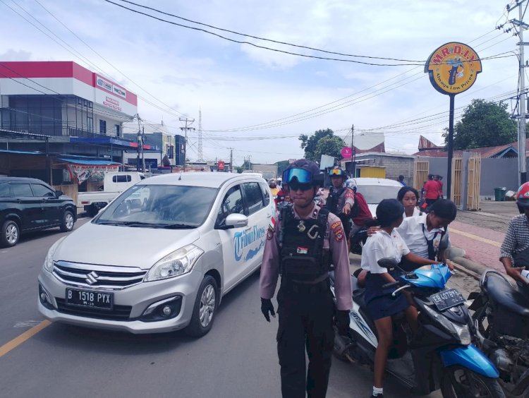 Rutin Laksanakan Patroli Kota Presisi, Wujud Komitmen Unit Turjawali Polres Sikka Ciptakan Sitkamtibmas Yang Kondusif