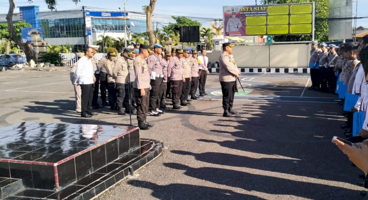 Polres Sikka Amankan Tahapan Kampanye Pemilu di 6 Kecamatan.
