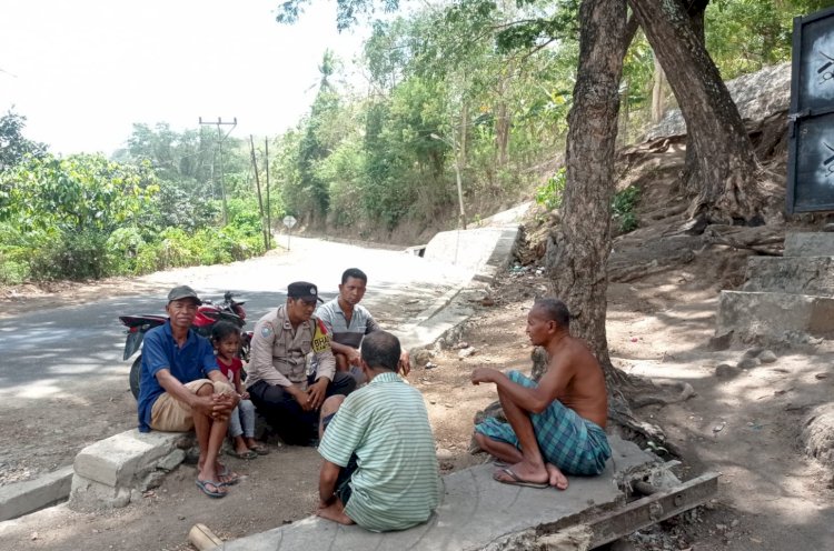 Pesan Kamtibmas Disampaikan Saat Bhabinkamtibmas Sambang Warga Binaan