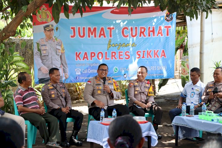 Kapolres Sikka Jalin Silaturahmi Lewat 